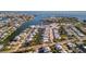 Aerial showing neighborhood near water at 23 Seaside Ct, Holmes Beach, FL 34217