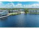 Aerial view of waterfront community with resort-style amenities at 25318 Marion Ave, Punta Gorda, FL 33950