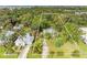 Aerial view of a single Gathering home and lot at 25318 Marion Ave, Punta Gorda, FL 33950