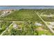Aerial view of property near water, surrounded by trees at 25318 Marion Ave, Punta Gorda, FL 33950