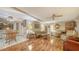 Spacious living room with hardwood floors and comfy seating at 3213 Sumac Ter, Sarasota, FL 34237