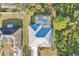 Aerial view of house and backyard pool at 3623 Monday Ter, North Port, FL 34286