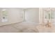 Bright dining area with neutral walls, carpeted floor, and small table at 3623 Monday Ter, North Port, FL 34286