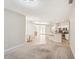 Open floor plan with living room, dining, and kitchen views at 3623 Monday Ter, North Port, FL 34286