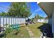 Spacious backyard with a shed and garden area at 3704 35Th W St, Bradenton, FL 34205