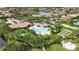 Community pool, clubhouse, and bocce ball courts at 4209 Cascade Falls Dr, Sarasota, FL 34243