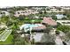 Resort-style pool, clubhouse, and bocce ball at 4209 Cascade Falls Dr, Sarasota, FL 34243