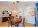 View of dining area, kitchen, and entryway from the living room at 4209 Cascade Falls Dr, Sarasota, FL 34243
