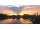 Sunrise over lake; peaceful waterfront property at 5616 107Th E Ter, Parrish, FL 34219