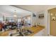 Kitchen with double sink and view to living room at 601 Gulf N Dr # 209, Bradenton Beach, FL 34217