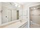 Bathroom with a vanity, toilet and large mirror at 7145 Bright Creek Dr # 33, Sarasota, FL 34231