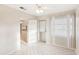 Bedroom with tiled floors and access to the outdoors at 7145 Bright Creek Dr # 33, Sarasota, FL 34231