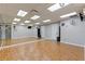 Bright yoga studio with mirrored walls and wood flooring at 918 River Basin Ct # 101A, Bradenton, FL 34212