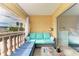 Private balcony with comfy seating and ocean view at 115 Tyler Dr # 203, Sarasota, FL 34236
