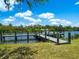 Private boat dock on tranquil waterway at 1245 Mill Creek Rd, Bradenton, FL 34212