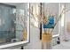 Modern bathroom with a stylish vessel sink and decorative vase at 1335 2Nd St # 301, Sarasota, FL 34236