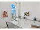 Modern home office with city views and sleek desk at 1335 2Nd St # 301, Sarasota, FL 34236