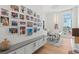 Bright home office featuring a large window and photo wall at 1335 2Nd St # 301, Sarasota, FL 34236