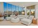 Bright living room with city views and comfortable seating at 1335 2Nd St # 301, Sarasota, FL 34236