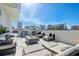 Outdoor patio with fire pit and comfortable seating at 1335 2Nd St # 301, Sarasota, FL 34236