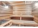 Relaxing sauna with wooden interior and ample seating at 1335 2Nd St # 301, Sarasota, FL 34236