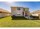 Backyard features a patio, grassy area and privacy fence at 17921 Canopy Pl, Bradenton, FL 34211