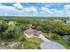 Stunning property with a circular driveway and lush landscaping at 220 Ciboa Ave, North Port, FL 34287