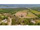 Aerial view highlighting the property's waterfront proximity at 2807 Country River Dr, Parrish, FL 34219