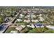 Wide aerial view of community and surrounding neighborhood at 7402 9Th W Ave, Bradenton, FL 34209