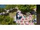 Aerial view of a sculpture in a Sarasota park at 2141 Clematis St, Sarasota, FL 34239