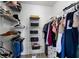 Large walk-in closet with ample shelving and hanging space at 3415 51St Avenue W Cir # 206, Bradenton, FL 34210
