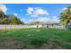 Spacious backyard with a large grassy area at 5315 24Th St W, Bradenton, FL 34207