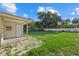 Large backyard with a spacious grassy area at 5315 24Th St W, Bradenton, FL 34207