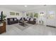 Living Room with tiled floors and comfortable seating at 5315 24Th St W, Bradenton, FL 34207