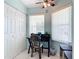 Charming home office with built-in desk and window seating at 5725 Greenwood Ave # 6203, North Port, FL 34287