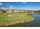 Stunning view of the golf course and lakefront property at 6340 Watercrest Way # 202, Lakewood Ranch, FL 34202