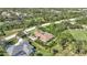 Aerial view showing home's location and relation to neighbors at 7003 River Club Blvd, Bradenton, FL 34202