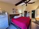 Bright bedroom with a king-size bed and an ensuite bathroom at 7312 Cloister Dr # 7312, Sarasota, FL 34231