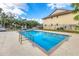 Refreshing community swimming pool at 845 Mecca Dr # D, Sarasota, FL 34234