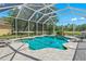 Enjoy this relaxing screened pool and patio area at 11216 Coralbean Dr, Lakewood Ranch, FL 34202