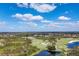 Expansive aerial view of community and golf course at 12018 Thornhill Ct, Lakewood Ranch, FL 34202