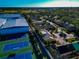 Aerial view of residential community located near tennis courts at 3607 57Th Avenue W Dr, Bradenton, FL 34210