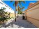 Landscaped backyard, featuring gravel and tropical plants at 3607 57Th Avenue W Dr, Bradenton, FL 34210