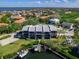 Aerial view showcasing the condo's waterfront location at 4204 126Th W St # 506, Cortez, FL 34215