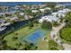 Community tennis court with waterfront and marina views at 4204 126Th W St # 506, Cortez, FL 34215