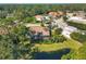 Aerial view showing house location and neighborhood at 5868 Meriwether Pl, Sarasota, FL 34232