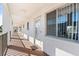 Clean hallway with access to condo units at 5902 Garden Ln # A24, Bradenton, FL 34207