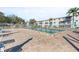 Inviting community pool with ample deck space for lounging at 5902 Garden Ln # A24, Bradenton, FL 34207