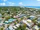 Aerial view of the town near the beach at 6451 Elmwood Ave # H, Sarasota, FL 34231