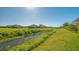 Serene canal view with lush vegetation and homes in the distance at 7525 Alumni Trl, Sarasota, FL 34243